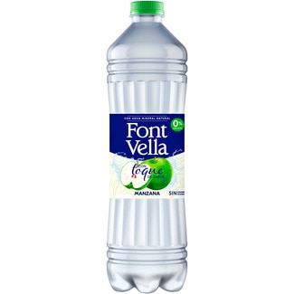 FONT VELLA SENSACION natural mineral water with apple flavour sugar-free bottle 1,25 l