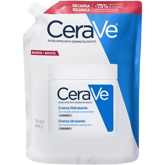 CERAVE Feuchtigkeitscreme für den Körper pflegt und repariert die Hautschutzbarriere 473 ml mit 3 essentiellen Ceramiden und Hyaluronsäure Nachfüllpackung