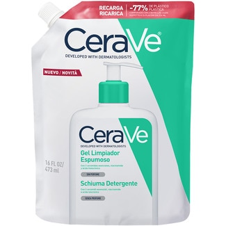 CERAVE Reinigungsgelschaum zur gründlichen Reinigung von Gesicht und Körper 473 ml mit drei essentiellen Ceramiden Nachfüllpackung