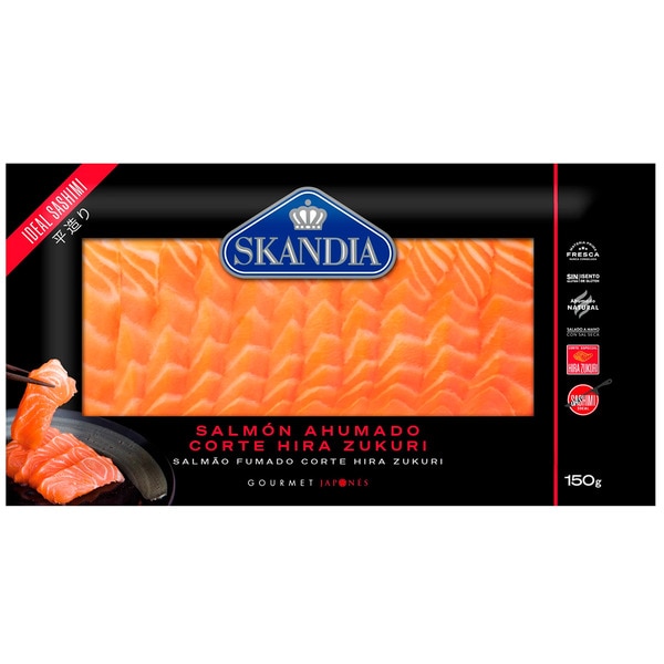 Salmão Fumado Corte Hira Zukuri unidade 150 g