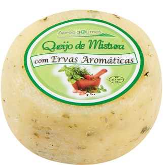 Apreciarumos Queijo com Ervas Aromáticas Achatado unidade 120 g