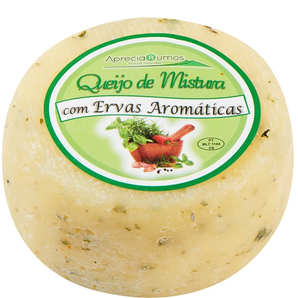 Queijo com Ervas Aromáticas Achatado unidade 120 g