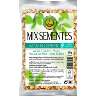 Cem Porcento Mix 6 Sementes embalagem 250 g