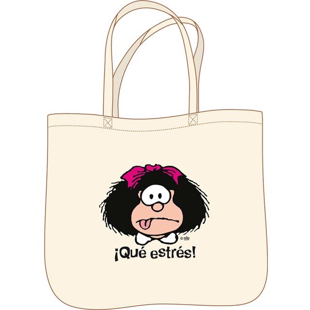 Bolsa mafalda.Tote bag ¡qué estrés!