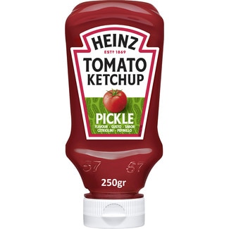 HEINZ Ketchup mit Gewürzgurkengeschmack Behälter 250 g