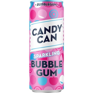 CANDY CAN refresco sabor Bubble Gum Zero azúcar con gas lata 33 cl