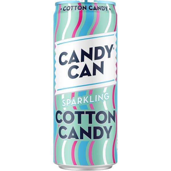 Cotton Candy Zero sugar flavour sparkling soft drink tin 33 cl