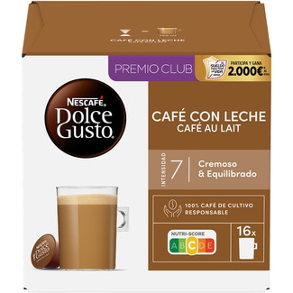 NESCAFE DOLCE GUSTO Coffee with milk intensity 7 case 16 capsules