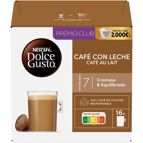 Coffee with milk intensity 7 case 16 capsules