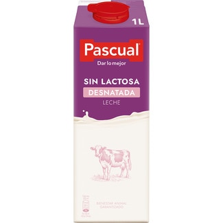 PASCUAL lactose-free skimmed milk carton 1 l
