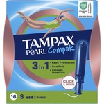 Compak Pearl Tampons mit Applikator Super Box 16 Einheiten