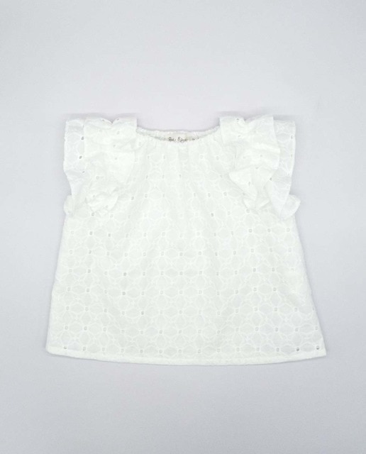 Blusa con volantes