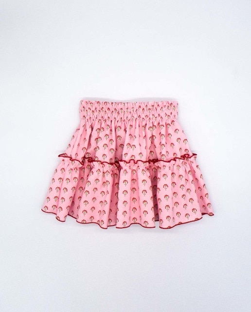 Falda con volante