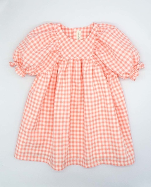 Vestido mangas abullonadas