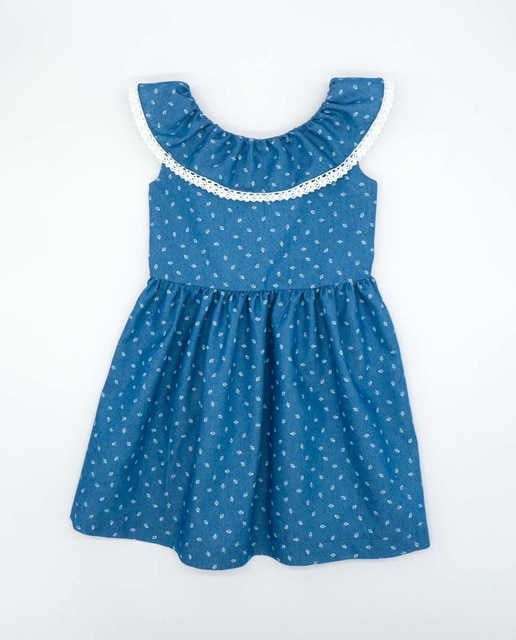 Vestido volante escote
