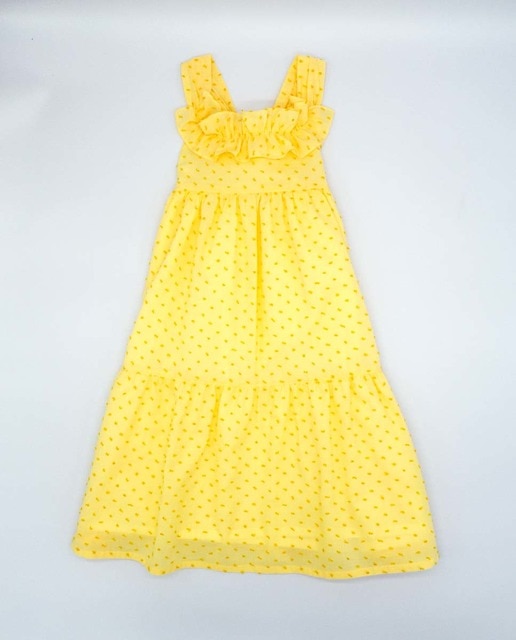 Vestido midi plumeti