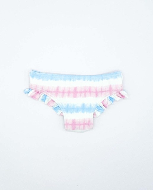 Culetín con volante tie dye