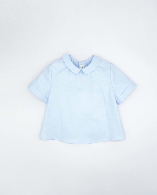 Camisa manga corta con cuello