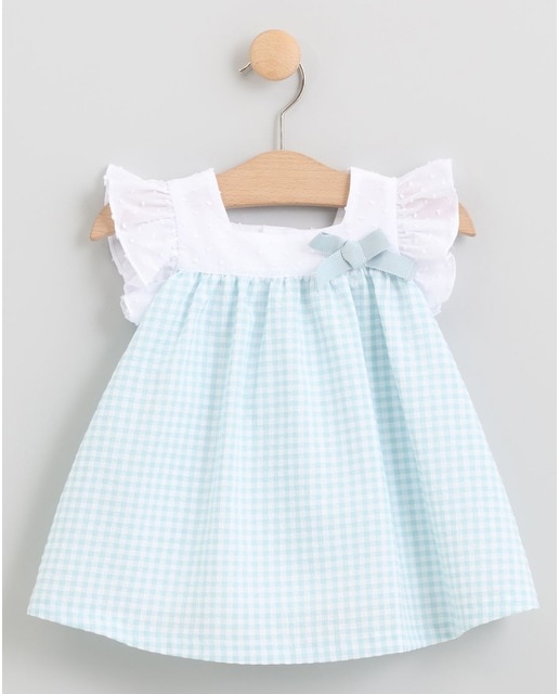Vestido vichy  con volantes