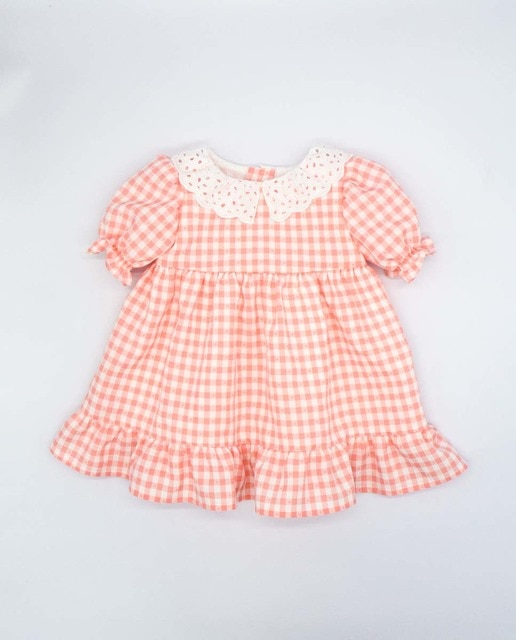 Vestido vichy plumeti