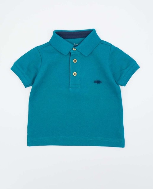 Polo con pez bordado