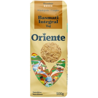 Oriente Arroz Basmati Integral embalagem 500 g