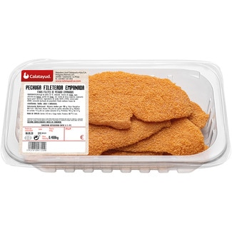 CASERITOS Panierte Hühnchenbrust fettarm Schale 400 g