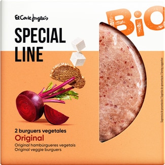 SPECIAL LINE EL CORTE INGLES Bio hamburguesa vegetal original envase 200 g