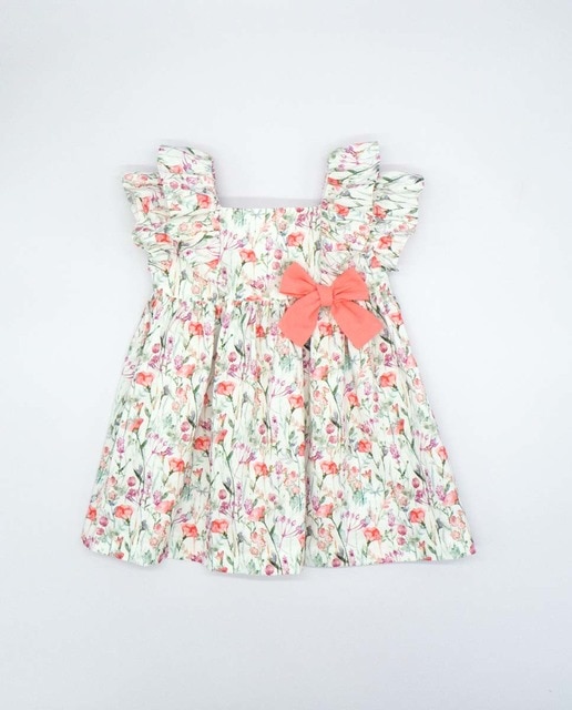 Vestido volante flor
