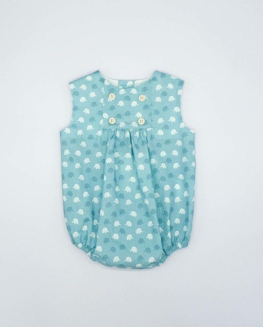 Pelele estampado elefantes