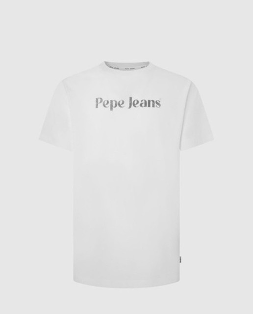 Camiseta de hombre manga corta con logo estampado