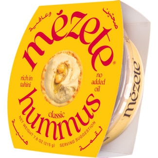 Mézete Húmus Gourmet Clássico Vegan sem Glúten embalagem 215 g
