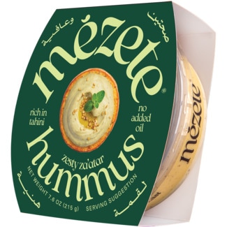 Mézete Húmus Gourmet com Ervas Frescas Vegan sem Glúten embalagem 215 g