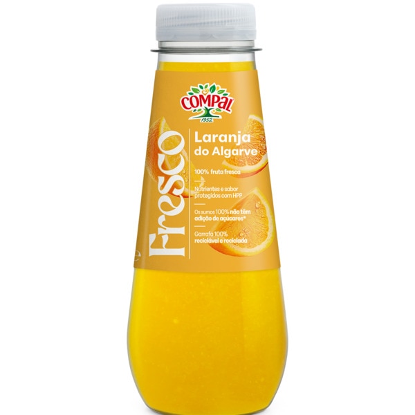 Sumo Laranja do Algarve Fresco embalagem 250 ml