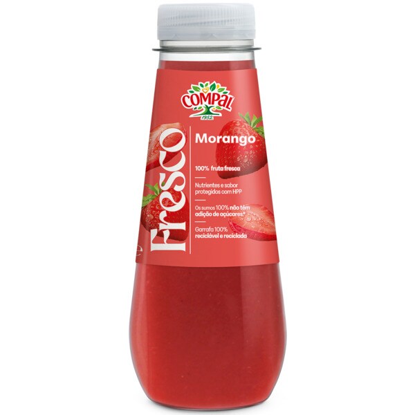 Fresco de Morango embalagem 250 ml
