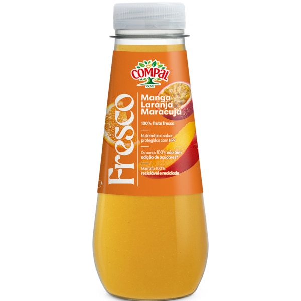 Fresco de Manga, Laranja e Maracujá embalagem 250 ml