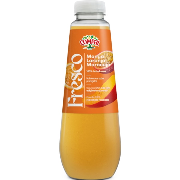 Fresco de Manga, Laranja e Maracujá embalagem 750 ml