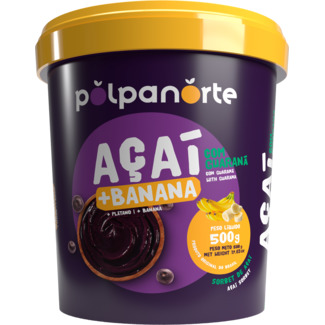 Gelpeixe Açaí com Banana e Guaraná embalagem 500 g