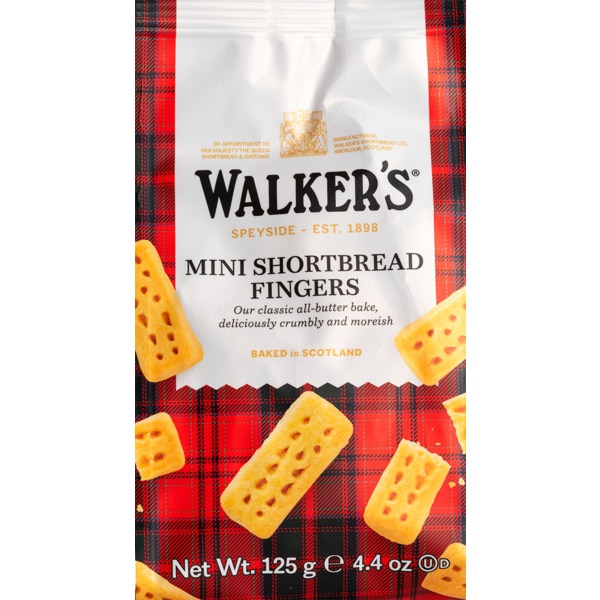 Mini Shortbread Fingers embalagem 125 g