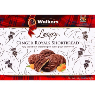 Walkers Bolachas de Chocolate e Gengibre Short Luxury caixa 150 g