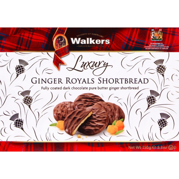 Bolachas de Chocolate e Gengibre Short Luxury caixa 150 g