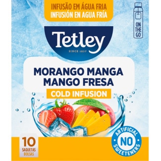 Tetley Tisana Cold Morango e Manga caixa 10 unidades