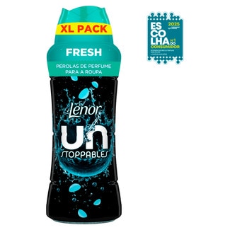 Lenor Intensificador Perfume Pérolas Unstoppables Fresh embalagem 495 g