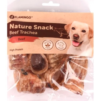 Flamingo Snack para Cão Traqueia 1 embalagem