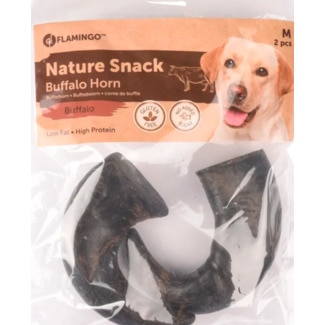 Flamingo Snack para Cão Chifre de Búfalo 1 embalagem