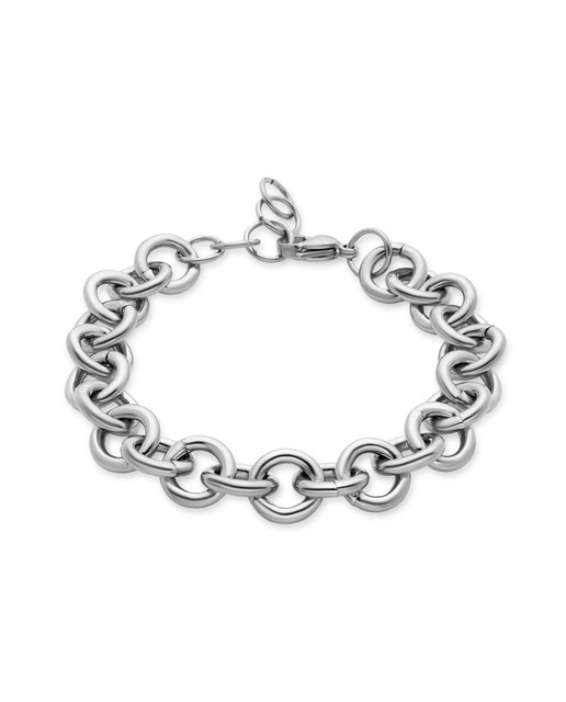 Pulsera acabado en rodio