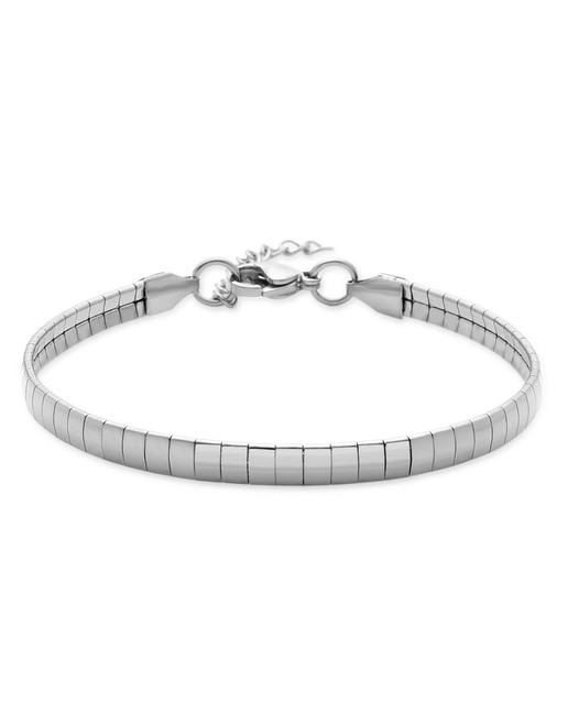 Pulsera acabado en rodio