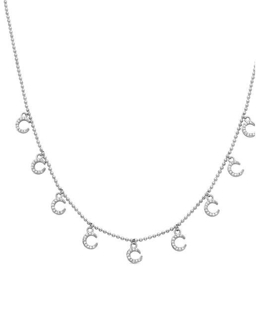 Collar acabado plata