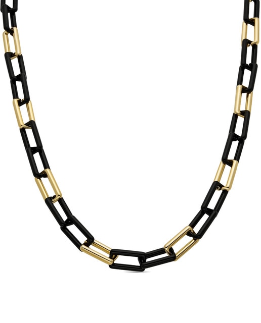 Collar acabado en oro 18k