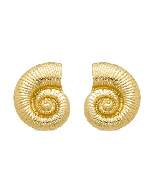 Pendientes acabados en oro amarillo 18K